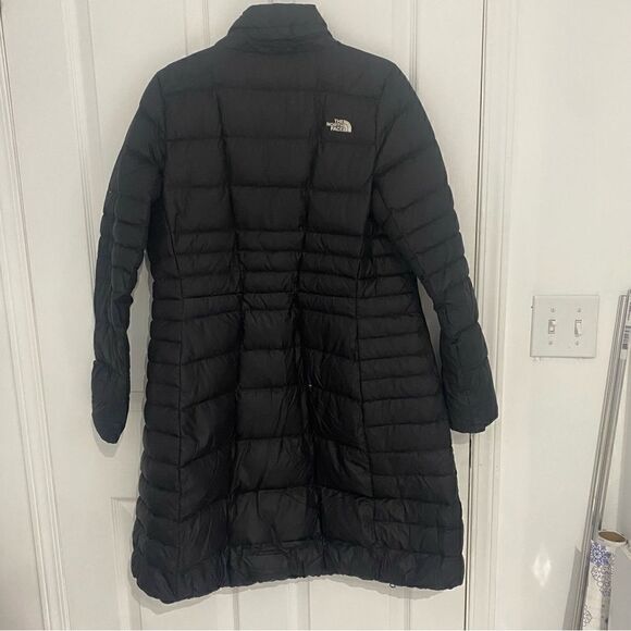 The North face Long Black Puffer Jacket Womens Size Small - Picture 2 of 8